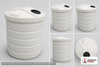 Chem-Tainer 120 Gallon Plastic Vertical Double Wall Liquid Chemical Storage Tank