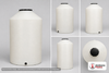 Dimensional spec drawing for Chem-Tainer 200 Gallon Vertical Tank (31" L x 31" W x 72" H)
