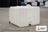Snyder Industries 200 Gallon Rectangular PCO Tank. Polyethylene; White; 38.25" H x 36.5" W x 48" L.