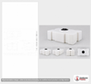 Dimensional spec drawing for Snyder Industries 50 Gallon Portable Tank (38" L x 20" W x 22" H)