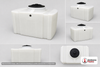 Chem-Tainer 55 Gallon Plastic Portable Utility Tank in White