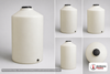 Chem-Tainer 165 Gallon Plastic Vertical Liquid Storage Tank