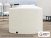 Chem-Tainer 1700 Gallon Plastic Vertical Liquid Storage Tank. 1700.0 gallon capacity; Polyethylene; dimensions 74.0in H x 86.0in W x 86.0in L; 320.0 lb empty; 1.5 specific gravity rating; fittings: 2". Manufacturer part number TC8674IC. Sold by OneSource Plastics (https://www.onesourceplastics.com).