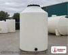 Chem-Tainer 500 Gallon Plastic Vertical Liquid Storage Tank. 500.0 gallon capacity; Polyethylene; dimensions 76.0in H x 46.0in W x 46.0in L; 110.0 lb empty; 1.5 specific gravity rating; fittings: 2". Manufacturer part number TC4676IC. Sold by OneSource Plastics (https://www.onesourceplastics.com).