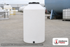 Chem-Tainer 55 Gallon Plastic Vertical Liquid Storage Tank. 55.0 gallon capacity; Polyethylene; dimensions 38.0in H x 20.0in W x 20.0in L; 20.0 lb empty; 1.5 specific gravity rating; fittings: 1.5". Manufacturer part number TC2038IC. Sold by OneSource Plastics (https://www.onesourceplastics.com).