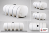 Chem-Tainer 550 Gallon Plastic Horizontal Leg Tank