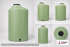 Chem-Tainer 250 Gallon Plastic Vertical Liquid Storage Tank in Green