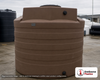 Bushman 2650 Gallon Dark Brown Vertical Water Storage Tank. 2650 gallon capacity; Polyethylene; Dark Brown; 80" H x 102" W x