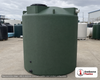 Bushman 3000 Gallon Green Rainwater Collection Storage Tank. Polyethylene; Dark Green; 113" H x 96" W x 96" L; fittings: 1