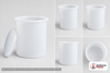 Dimensional spec drawing for Chem-Tainer 105 Gallon Cylindrical Open Top Tank (36" L x 36" W x 24" H)