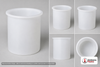 Dimensional spec drawing for Chem-Tainer 110 Gallon Cylindrical Open Top Tank (30" L x 30" W x 36" H)