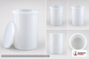 Chem-Tainer 1100 Gallon Plastic Open Top Batch Storage Tank