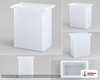 Chem-Tainer 157 Gallon PE Rectangular Open Top Tank