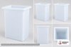 Chem-Tainer 161 Gallon PE Rectangular Open Top Tank