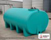 Enduraplas 1650 Gallon Plastic Vertical Liquid Storage Tank in Faint Green. Polyethylene; Green; 75" H x 90" W x 90" L.