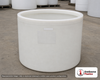 Snyder Industries 175 Gallon HDLPE Open Top Tank Natural White 1.35SG. Polyethylene; White; 30" H x 42" W x 42" L.