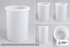 Dimensional spec drawing for Chem-Tainer 180 Gallon Cylindrical Open Top Tank (30" L x 30" W x 60" H)