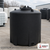 Enduraplas 2000 Gallon Plastic Vertical Liquid Storage Tank in Black. Polyethylene; Black; 93" H x 90" W x 90" L.