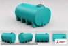 Dimensional spec drawing for Enduraplas 2000 Gallon Vertical Tank (90" L x 90" W x 93" H)