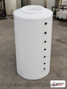 Snyder Industries 225 Gallon Plastic Chemical Injection Tank. High Density Linear Polyethylene; White; dimensions 72.0in H x 54.0in W x 89.0in L; 266.0 lb empty; 1.9 specific gravity rating. Manufacturer part number SII-1003900CITS45. Sold by OneSource Plastics (https://www.onesourceplastics.com).