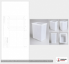 Chem-Tainer 270 Gallon Plastic Open Top Batch Storage Tank
