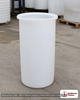 Chem-Tainer 36 Gallon Plastic Open Top Batch Storage Tank. 36 gallon capacity; Polyethylene; Natural White; 48" H x 15" W x
