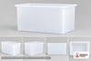 Chem-Tainer 37 Gallon PE Rectangular Open Top Tank