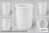 Chem-Tainer 65 Gallon PE Cylindrical Open Top Tank