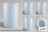 Chem-Tainer 70 Gallon Plastic Open Top Batch Storage Tank