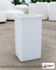Chem-Tainer 90 Gallon Plastic Open Top Batch Storage Tank. 90 gallon capacity; Polyethylene; Natural White; 48" H x 18" W x
