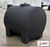 Norwesco 125 Gallon Black Horizontal Leg Tank. Polyethylene; Black; dimensions 35.0in H x 32.0in W x 41.0in L; 47.0 lb empty; 1.5 specific gravity rating; fittings: 1 Outlet , 1 Manway / Lid; max temp 120 deg  F / 48 deg  C; 3 Year Warranty. Manufacturer part number 40955. Sold by OneSource Plastics (https://www.onesourceplastics.com).
