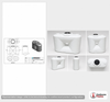 Dimensional spec drawing for Norwesco 300 Gallon Doorway Tank (66" L x 29" W x 50" H)