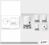 Dimensional spec drawing for Snyder Industries 2500 Gallon Cone Bottom Tank (95" L x 95" W x 125" H)