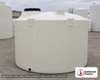 Chem-Tainer 2500 Gallon Plastic Vertical Liquid Storage Tank. 2500 gallon capacity; Polyethylene; 89" H x 95" W x 95" L