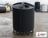 Enduraplas 870 Gallon 15 Degree Plastic Vertical Cone Bottom Tank in Black. Manufacturer part number EP-THC00870K-BK.