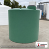 Norwesco 3000 Gallon Green (California Only) Vertical Water Storage Tank. 3000 gallon capacity; Polyethylene; Green (California Only); dimensions 109.0in H x 95.0in W x 95.0in L; 405.0 lb empty; 1.0 specific gravity rating; fittings: 1 Inlet , 1 Outlet , 1 Manway / Lid; max temp 120 deg  F / 48 deg  C; 3 Year Warranty. Manufacturer part number 41372. Manufactured by Norwesco. Sold by OneSource Plastics (https://www.onesourceplastics.com).