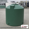 Norwesco 305 Gallon Green (California Only) Vertical Water Storage Tank. 305 gallon capacity; Polyethylene; Green (California Only); dimensions 50.0in H x 46.0in W x 46.0in L; 59.0 lb empty; 1.0 specific gravity rating; fittings: 1 Inlet , 1 Outlet , 1 Manway / Lid; max temp 120 deg  F / 48 deg  C; 3 Year Warranty. Manufacturer part number 41362. Manufactured by Norwesco. Sold by OneSource Plastics (https://www.onesourceplastics.com).