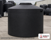 Snyder Industries 330 Gallon Black Vertical Water Storage Tank. Polyethylene; Black; 50" H x 47" W x 47" L; fittings: 1