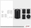 Enduraplas 1100 Gallon Black Vertical Water Storage Tank
