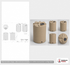 Enduraplas 1100 Gallon Beige Vertical Water Storage Tank