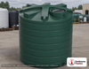 Enduraplas 2100 Gallon Dark Green Vertical Water Storage Tank. Polyethylene; Dark Green; 100" H x 85" W x 85" L; fittings: 1