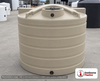 Enduraplas 1550 Gallon Beige Vertical Water Storage Tank. Polyethylene; Beige; dimensions 80.0in H x 85.0in W x 85.0in L; 220.0 lb empty; 1.1 specific gravity rating; fittings: 1 Inlet , 1 Outlet , 1 Manway / Lid; max temp 120 deg  F / 48 deg  C; 10 Year Warranty with Activation. Manufacturer part number TLV01550BE. Sold by OneSource Plastics (https://www.onesourceplastics.com).