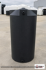 Bushman 250 Gallon Black Vertical Water Storage Tank. Polyethylene; Black; dimensions 66.0in H x 36.0in W x 36.0in L; 62.0 lb empty; 1.0 specific gravity rating; fittings: 1 Inlet , 1 Outlet , 1 Manway / Lid; max temp 120 deg  F / 48 deg  C; 3 Year Warranty. Manufacturer part number 30245. Sold by OneSource Plastics (https://www.onesourceplastics.com).
