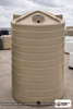 Enduraplas 5200 Gallon Beige Vertical Water Storage Tank. Polyethylene; Beige; dimensions 164.0in H x 100.0in W x 100.0in L; 1000.0 lb empty; 1.1 specific gravity rating; fittings: 1 Inlet , 1 Outlet , 1 Manway / Lid; max temp 120 deg  F / 48 deg  C; 10 Year Warranty with Activation. Manufacturer part number TLV05200BE. Sold by OneSource Plastics (https://www.onesourceplastics.com).