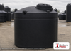 Snyder Industries 2600 Gallon Black Vertical Water Storage Tank. Polyethylene; Black; dimensions 97.0in H x 96.0in W x 96.0in L; 396.0 lb empty; 1.0 specific gravity rating; fittings: 1 Inlet , 1 Outlet , 1 Manway / Lid; max temp 120 deg  F / 48 deg  C; 3 Year Warranty. Manufacturer part number wb62. Manufactured by Snyder. Sold by OneSource Plastics (https://www.onesourceplastics.com).