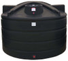 Enduraplas 1650 Gallon Black Vertical Water Storage Tank