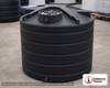 Enduraplas 1550 Gallon Black Vertical Water Storage Tank. Polyethylene; Black; dimensions 80.0in H x 85.0in W x 85.0in L; 220.0 lb empty; 1.1 specific gravity rating; fittings: 1 Inlet , 1 Outlet , 1 Manway / Lid; max temp 120 deg  F / 48 deg  C; 10 Year Warranty with Activation. Manufacturer part number TLV01550B. Sold by OneSource Plastics (https://www.onesourceplastics.com).