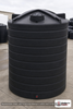 Enduraplas 5200 Gallon Black Vertical Water Storage Tank. Polyethylene; Black; 164" H x 100" W x 100" L; fittings: 1 Inlet