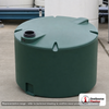Norwesco 120 Gallon Green (California Only) Vertical Water Storage Tank. 120 gallon capacity; Polyethylene; Green (California Only); dimensions 31.0in H x 38.0in W x 38.0in L; 32.0 lb empty; 1.0 specific gravity rating; fittings: 1 Inlet , 1 Outlet , 1 Manway / Lid; max temp 120 deg  F / 48 deg  C; 3 Year Warranty. Manufacturer part number 43862. Manufactured by Norwesco. Sold by OneSource Plastics (https://www.onesourceplastics.com).
