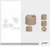 Enduraplas 2600 Gallon Beige Vertical Water Storage Tank